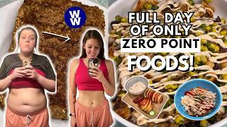 I Ate ONLY Zero Point Foods for a Day | WeightWatchers | What I Eat in a Day For Weight Loss All In