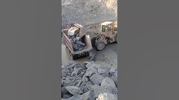 caterpillar lodar 966D big rocks loading dampers#video#viralvideo#foryou#rock#stone#damptruk#cat
