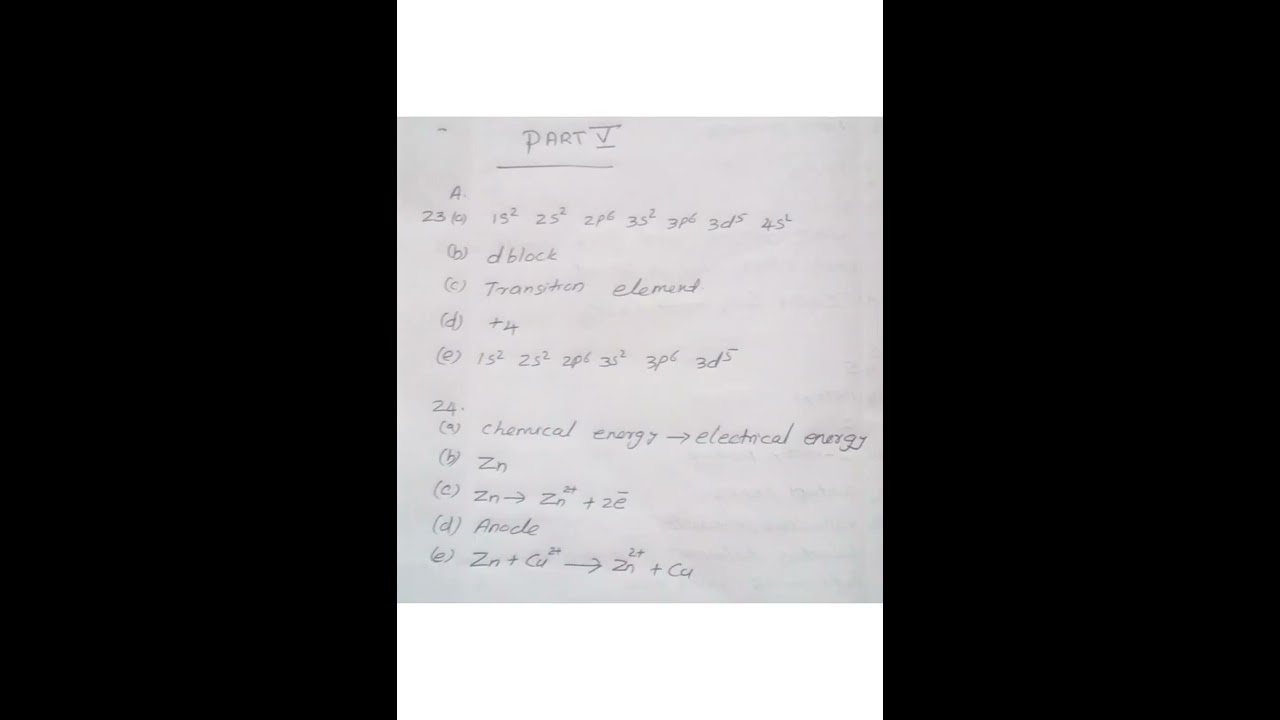 SSLC 2022 chemistry answer key part 5