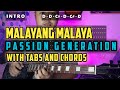 Malayang malaya  passion generation guitar cover  tabs and chords