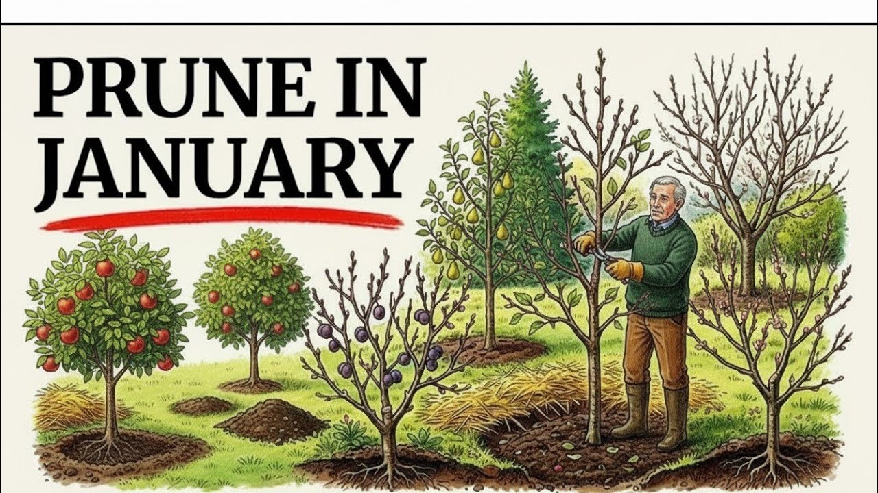 7 Fruit Trees You Must Prune in January to Triple Your Harvest Next Summer.