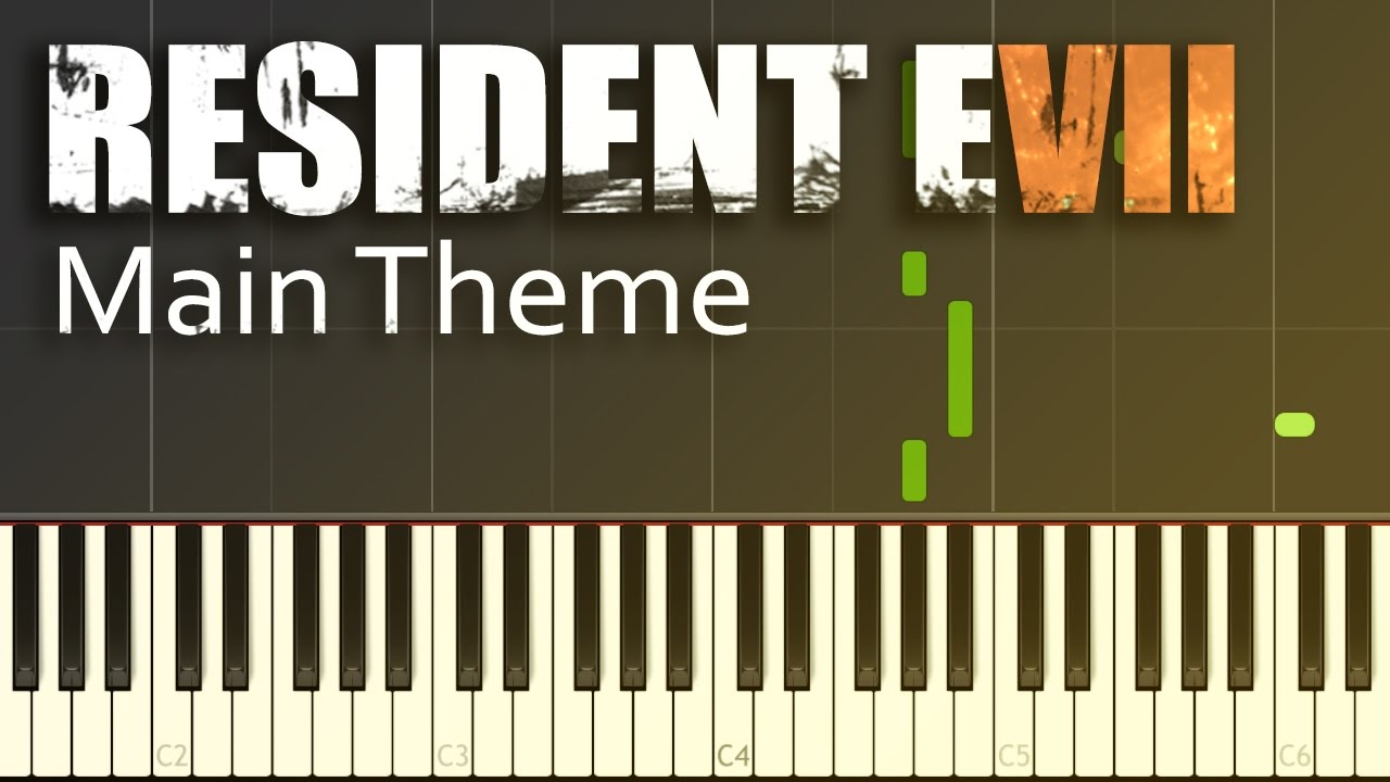 Resident Evil 7 Ноты go tell Aunt Rhody для гитары. The Evil that men do на пианино. Resident main theme