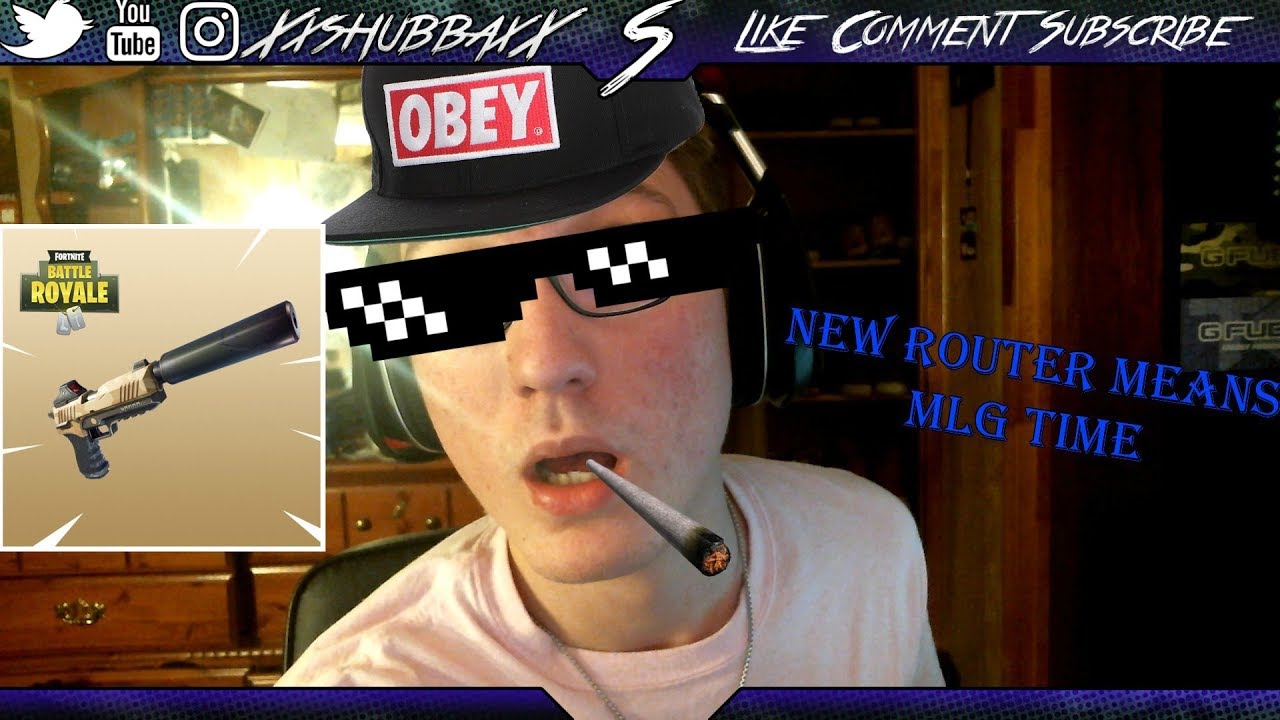 NEW MLG ROUTER STREAM AND SNEAKY SILENCERS FORTNITE!!! (I Hate Myself ...