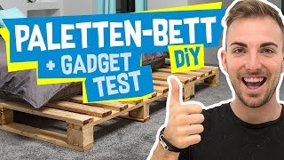 Palettenbetten selber bauen (DIY) mit Akkuschrauber Test