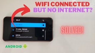 how to fix wifi connected but no internet access android 2024