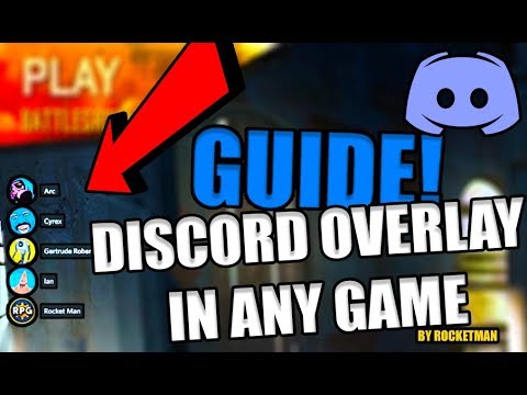 how to add discord overlay to any game or recording - fortnite sea server discord