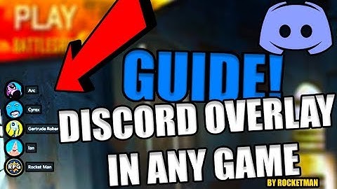 How To Add Discord Overlay To Any Game OR Recording