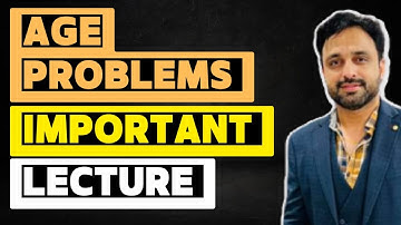 Age problems Important Lec | Qno2 solution video | Sir Naeemullah mahar