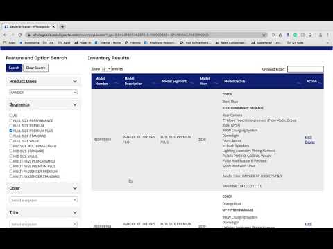 New Polaris Field Product Locator Tutorial