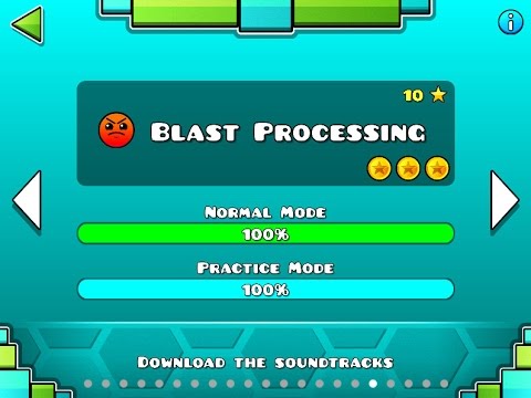 Geometry Dash-Blast Processing (Fast)