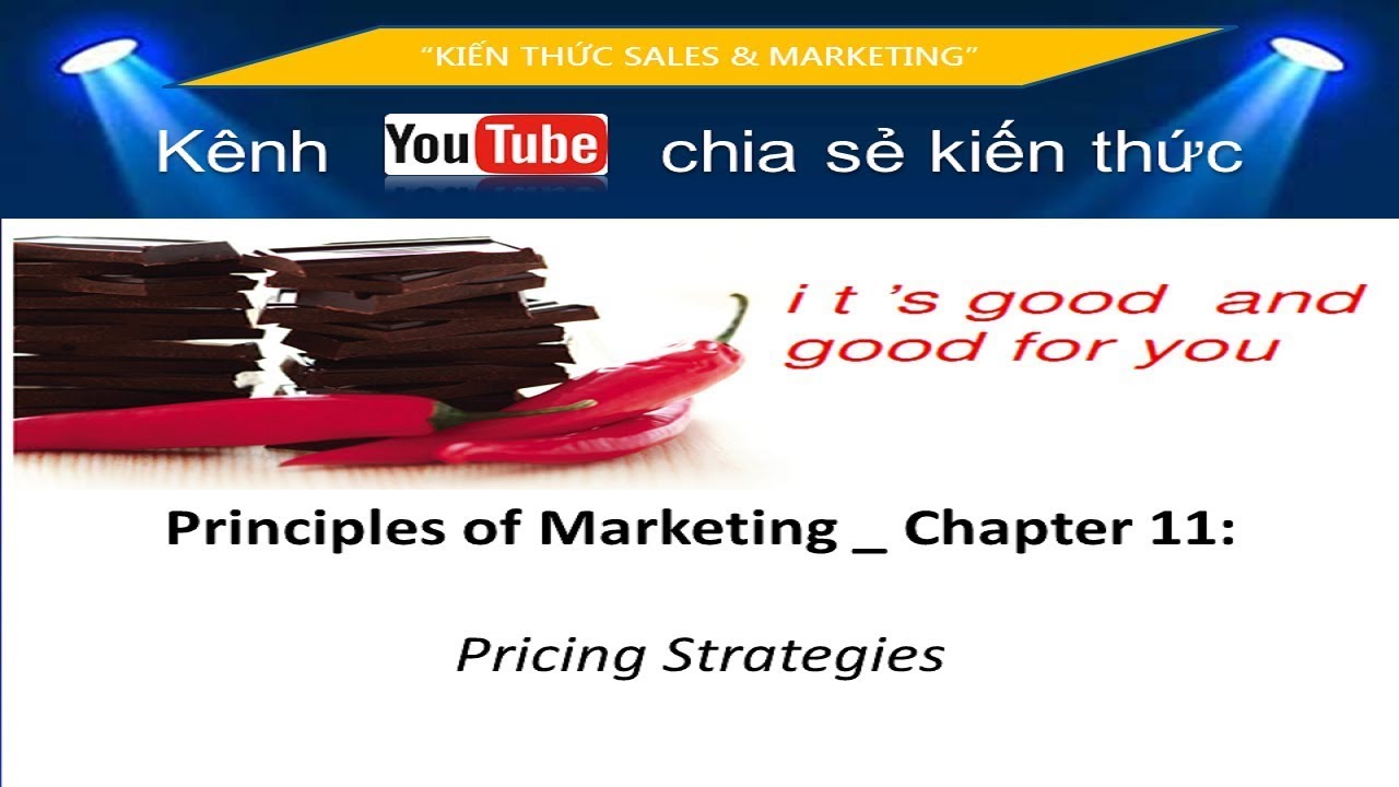 pricing strategy คือ  2022  Principles of Marketing_Chapter 11: Pricing Strategies