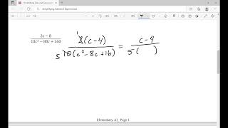 Exclusive Simplifying Rational Expressions Profile