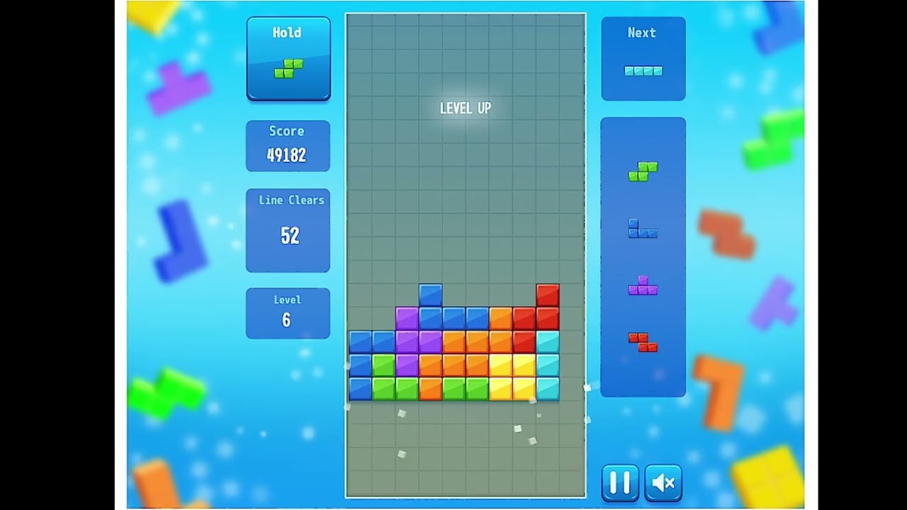 テトリス 無料ゲーム【Tetris HTML5】ダウンロード不要 #36