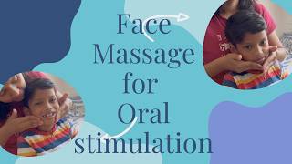 Simple Oral Sensory Therapy Steps | Trigeminal Face Massage | #youtubeshorts  #autism #speech #viral