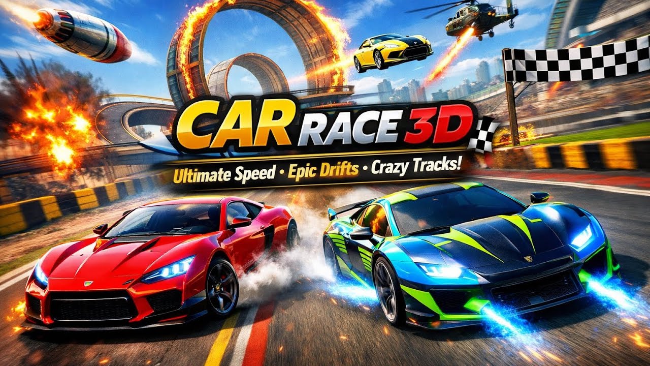 🔥 Car Race 3D – Ultimate Speed, Epic Drifts & Crazy Tracks! 🏎️💨🚀