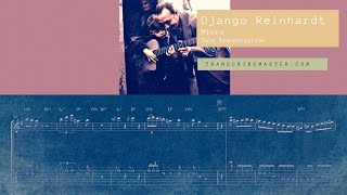 Video thumbnail of "Micro - Django Reinhardt ( solo transcription )"