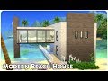 Modern Beach House | The Sims 4 Speed Build