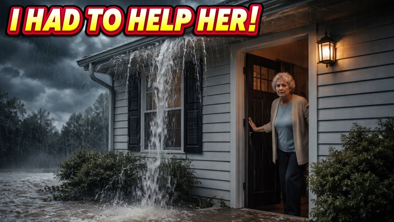 У нее затопило потолки, поэтому она позвонила мне.