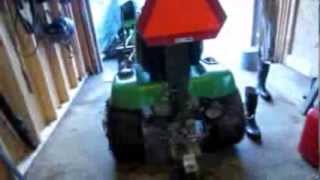 John Deere LT160 overview/ update with homeade plow