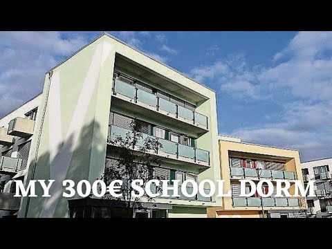 My 300€ student dorm tour | Student Dorm in Germany | IAmCleopatra O.