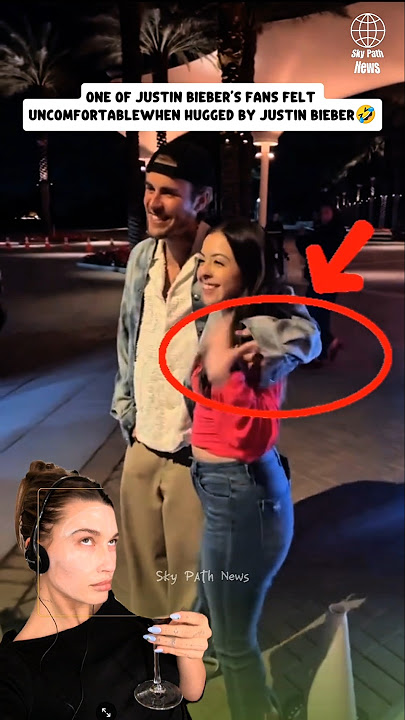 One of Justin Bieber's fans felt uncomfortable when hugged by Justin Bieber #justinbieber #shorts