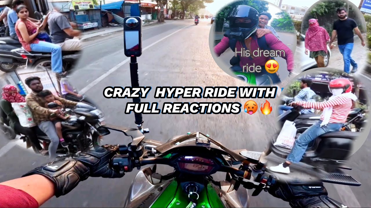 CRAZY HYPER RIDE WITH FULL REACTIONS. Adrenaline, Speed, & Reactions!🥵🔥 ...