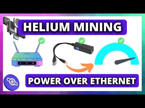 HELIUM | How To Do POWER over ETHERNET ( HNT Mining ) Set-up