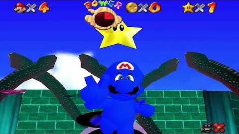 SM64 Cheat Code - full sparkling blue mario (January)
