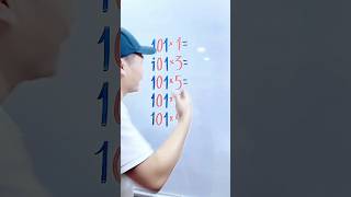 Bá đạo bảng nhân 101 nè các em 😜#maths