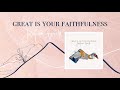 Great is your faithfulness - Josefina Gniste (LYRIC VIDEO)