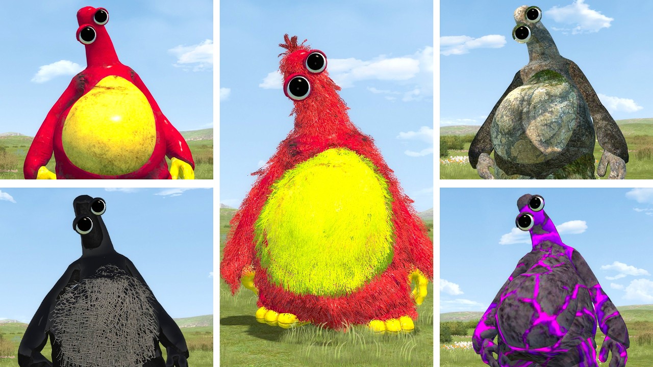 Chum Chompkins EVOLUTION: New Skins & Colors! — Poppy Playtime Chapter 5 in Garry’s Mod