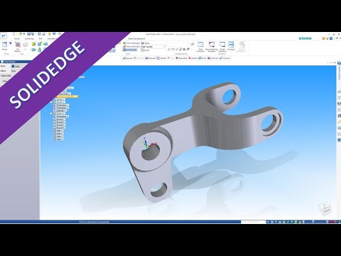 7.2 Gelenkgabel - Joint Fork - SolidEdge 2022 Training - Part Design