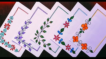 AMAZING BORDER DESIGNS /PROJECT WORK DESIGNS /PROJECTOR DESIGN /FRONT PAGE DESIGN FOR PROJECT #142