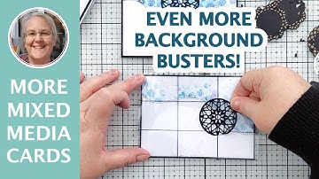 6 Clean and Simple Cards from 3 Mixed Media Backgrounds!  [2025/039]