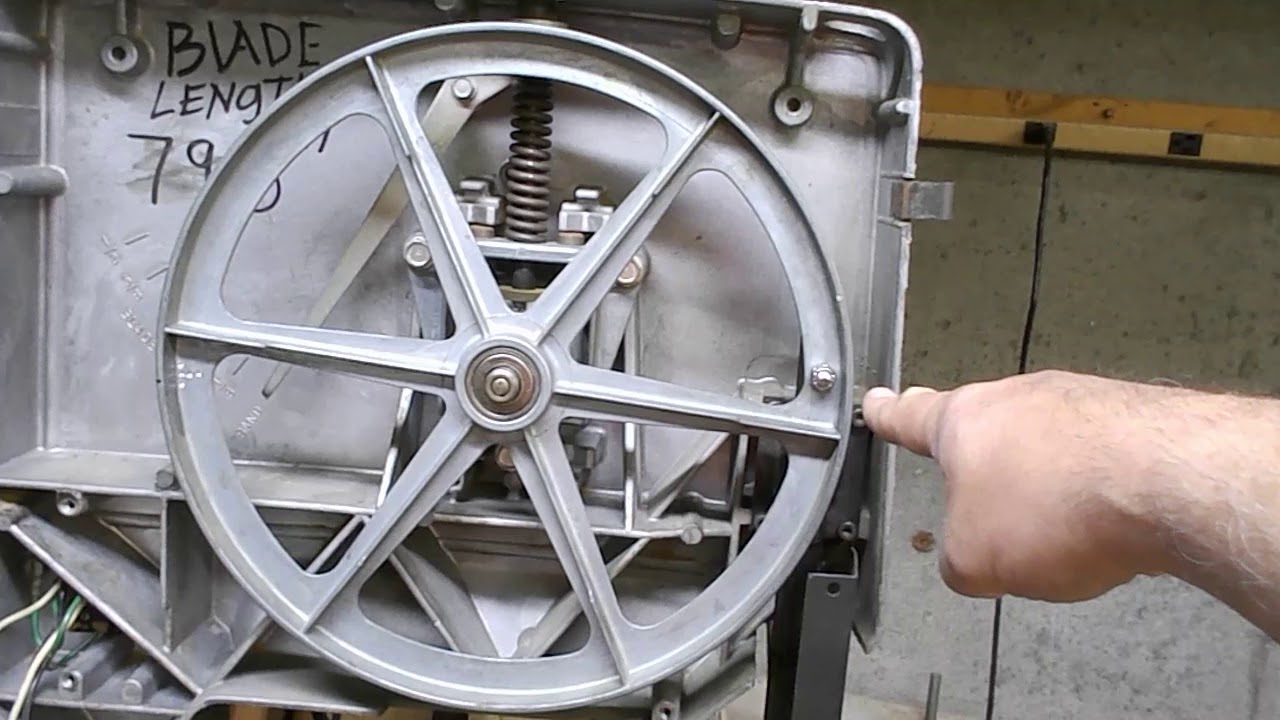 Vintage Bandsaw Wheel Balancing