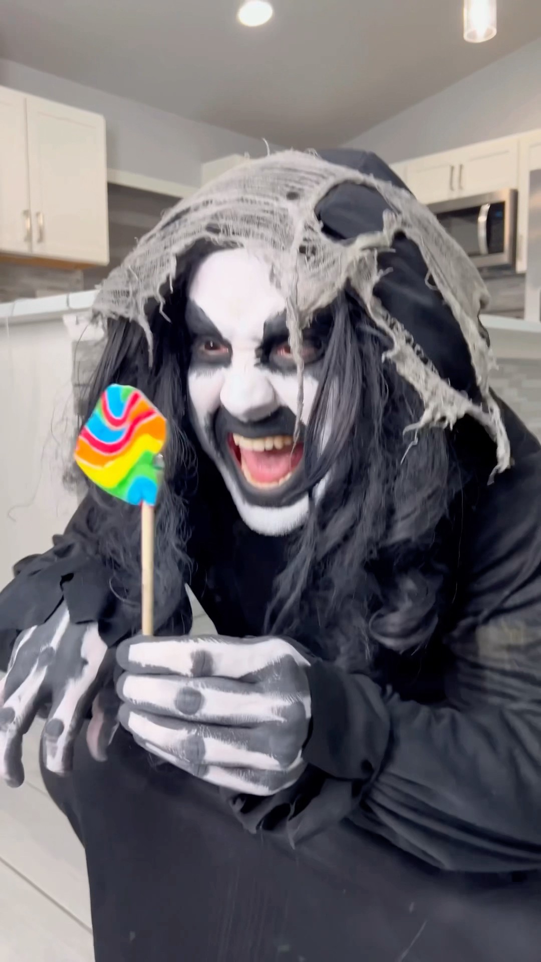 He made monster drop the candy ? #shorts