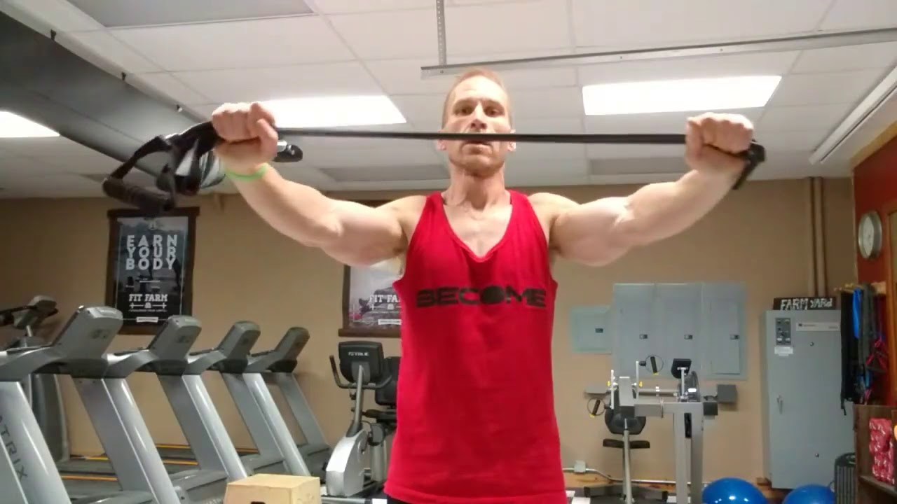 How to Properly Perform Band Pull Aparts YouTube