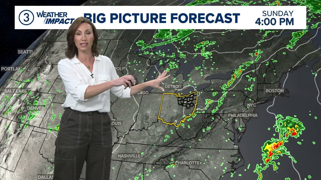 Cleveland Area Weather Forecast Isolated Weekend Rain Possible