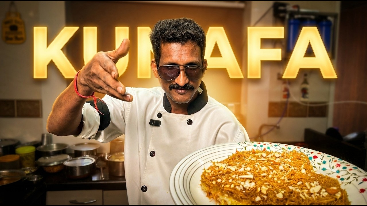Kunafa Recipe | Easy & Delicious Dessert | Chef Harish Ji