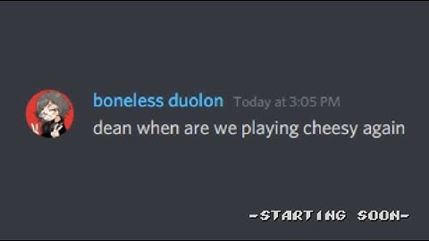 bonus stream: DNO tries Cheesy again (feat. nothingxs)