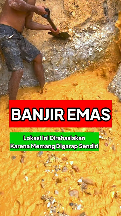 Tanah Kuning Emasnya Memang Banjir #tanahkuning #emas #gold