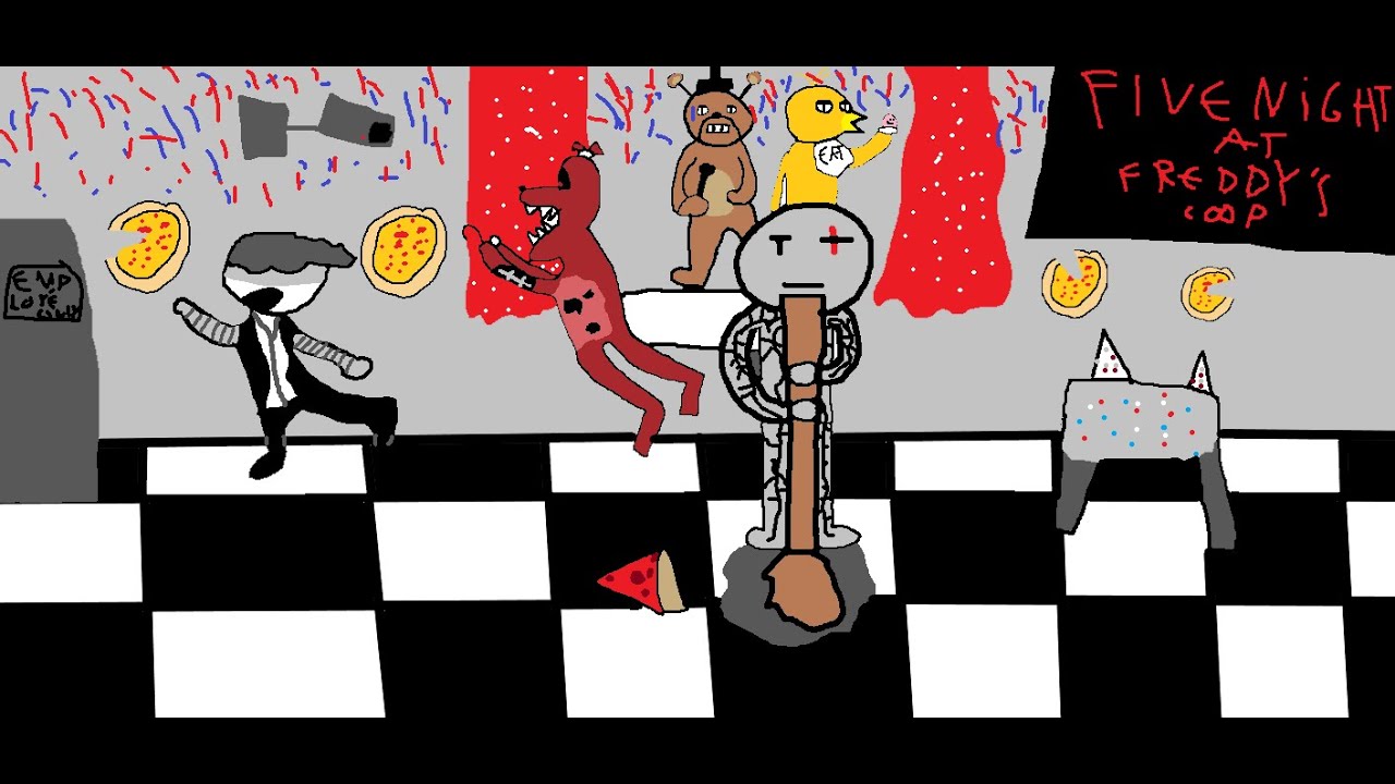 Nettoyer un restaurant remplie d'animatronique Ft:Silentvibes