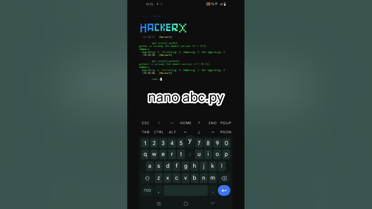 Run a python file in termux! #termux #linux #coding #programming - YouTube