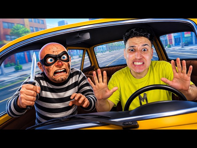 حرامى فى تاكسي اصلانو !! Taxi Driver VR