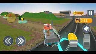 Farm Animals Transport Truck simulator  - Wild Animal  Lion 🦁 Gameplay screenshot 4