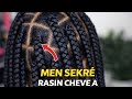 Teknik  mwen itilize poum sere rasin cheve lem ap penyen ak alonj