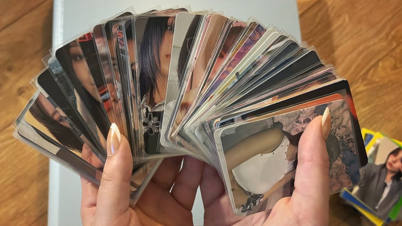 ASMR Storing Photocards #1 (Whispers, Tapping, Page Turning) (Twice & Dreamcatcher) 