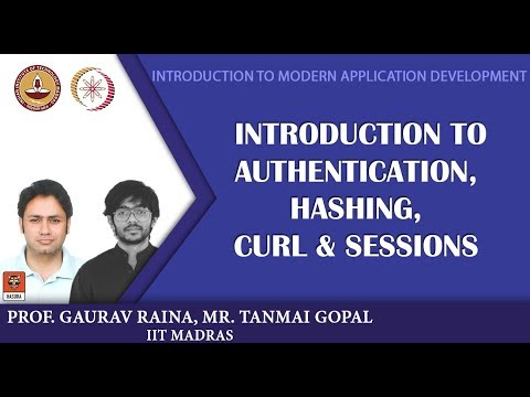 Module P11: Introduction to authentication, hashing, curl & sessions