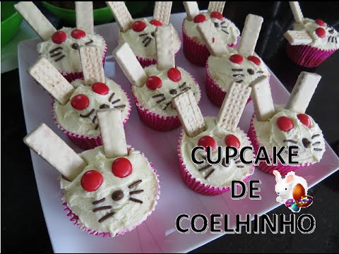 ESPECIAL DE PÁSCOA: CUPCAKE DE COELHINHO