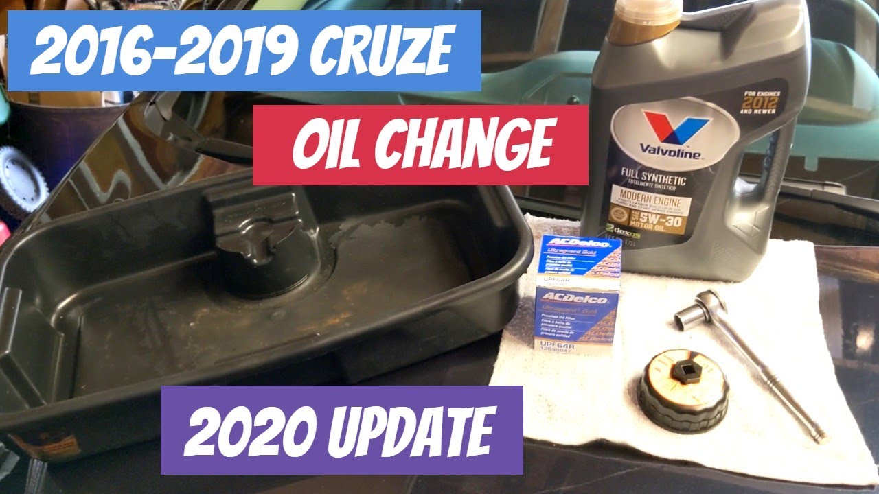 20162019 Chevy Cruze (2nd Gen) 1.4 LE2 Oil Change *2020